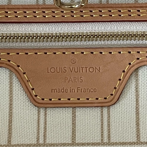 Louis Vuitton Neverfull MM Damier Azur with pouch - Picture 13 of 16